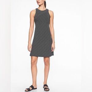 Athleta Santorini High Neck Mix Stripe Dress‎ #228764 | Size M Medium